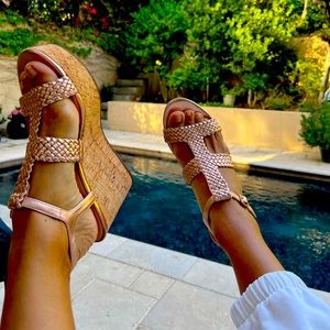 Kate spade platform wedge shoe